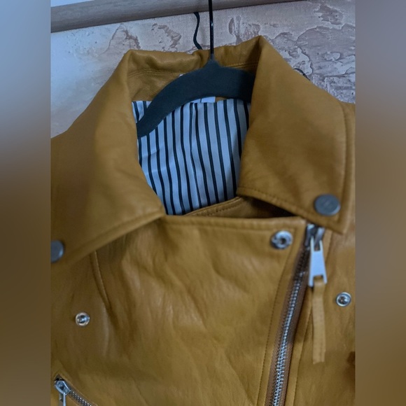 SØSKEN HARLEY DAFFODIL - FAUX LEATHER CROPPED MOTO JACKET - Picture 14 of 16